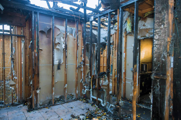 Professional Emergency Fire Cleanup technician working in Sag Harbor, NY